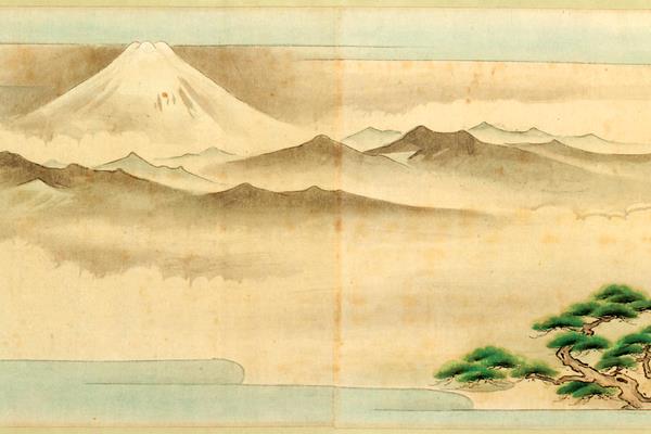 竹取翁并かぐや姫絵巻物