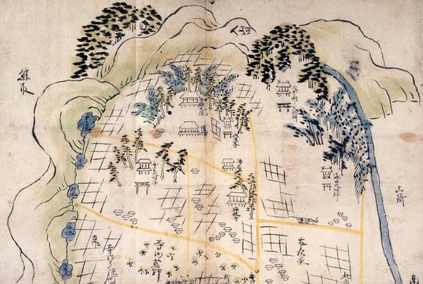 日根野村絵図