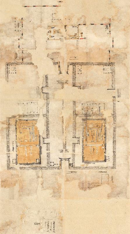 大嘗宮并廻立殿指図　（暦応元年・光明天皇）